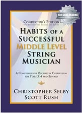 Habits of a Successful Middle Level String Musician Violin string method book cover